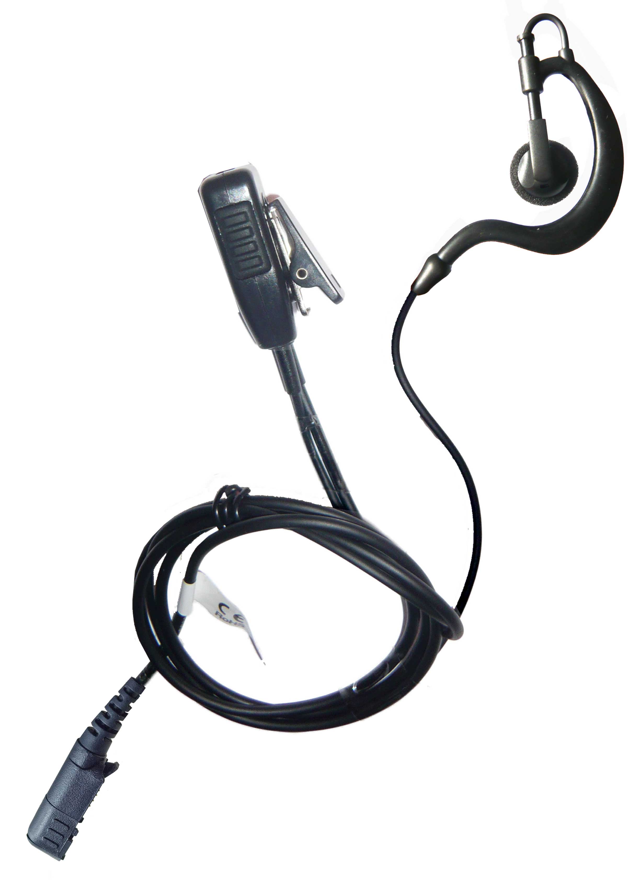 Motorola DP2400, DP2600, DP3441 G shape earpiece
